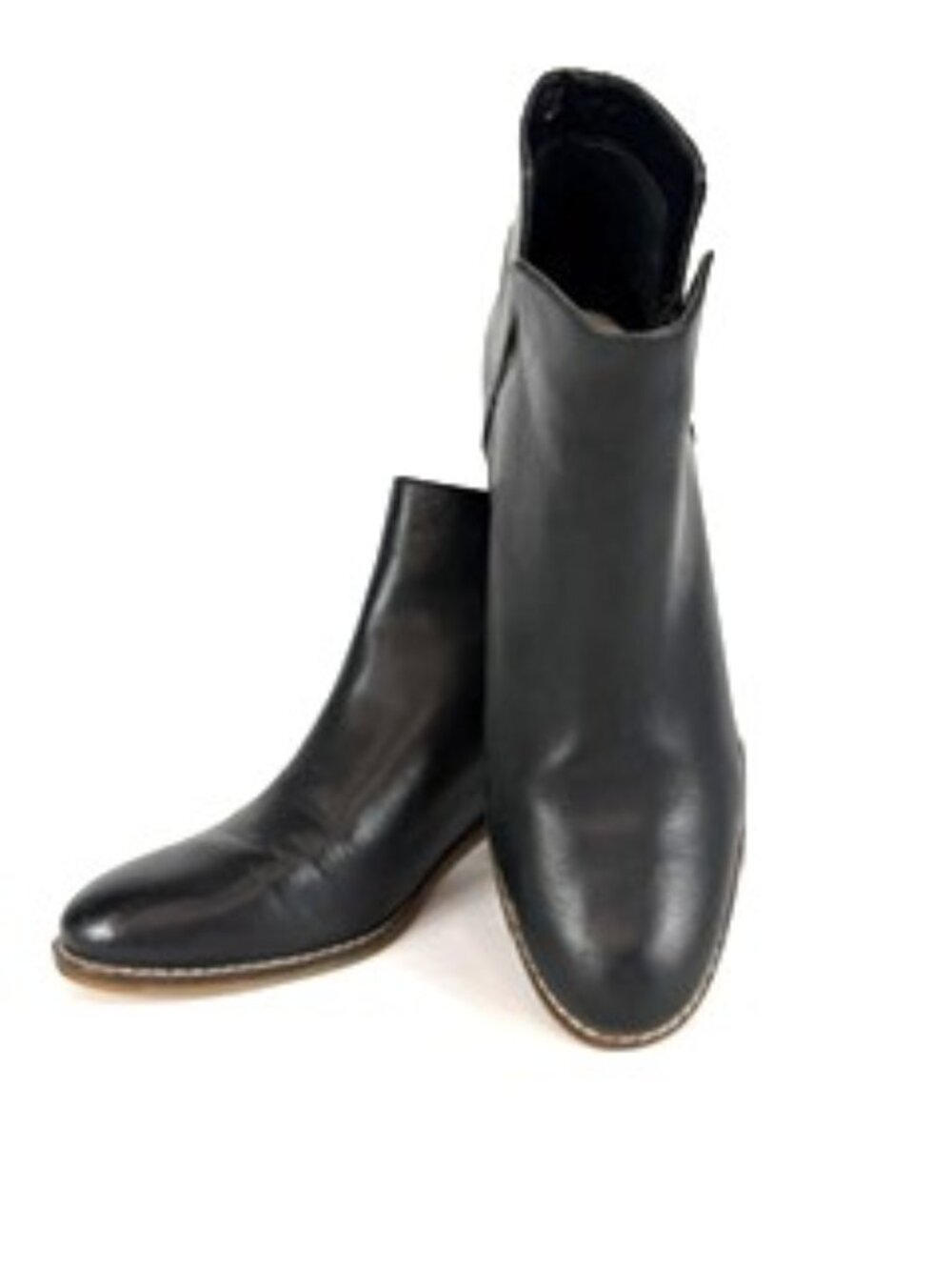 Cole Haan Signature Black Bootie, Ankle Boot, Leather, Slip on - Size 8B